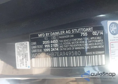 2014 Mercedes-Benz C 250 Sport from USA, damaged, VIN WDDGF4HB7EA949580